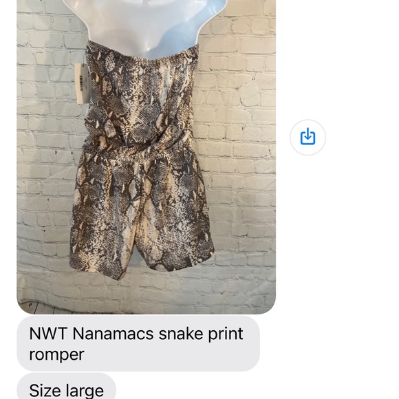 Nwt Nanamac romper - Picture 6 of 6
